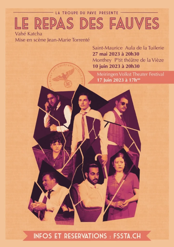 Le repas des fauves - visuel touring