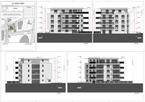 Le vieux pont - Elevations