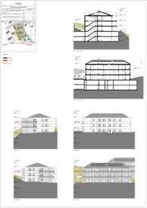Praoulé - Elevations & Sections Bat B