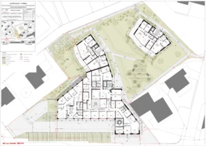 Le Domaine - Ground floor (previous application plan)