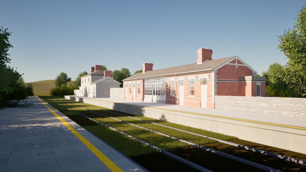 Railway station dunleer - View general